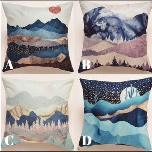 Western Throw Pillow Cases-individual
